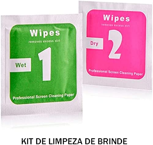 Kit Capa Capinha Anti Impacto TPU Bordas Reforçadas + Película 3D Vidro iPhone 11 12 PRO MAX 13 (iPh