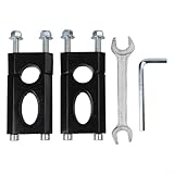 Confort de conduite optimisé : les rehausseurs de guidon soulèvent votre guidon pour créer une position de conduite plus confortable, minimisant la fatigue lors de longs trajets en moto tout-terrain.