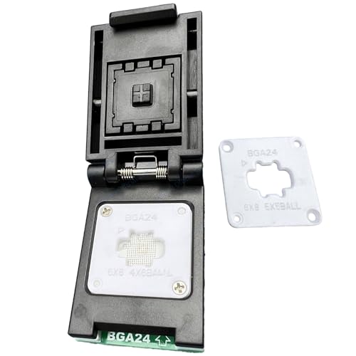 Adaptateur BGA24 vers DIP8 anti faux contacts pour matrices avec support de sondes stable