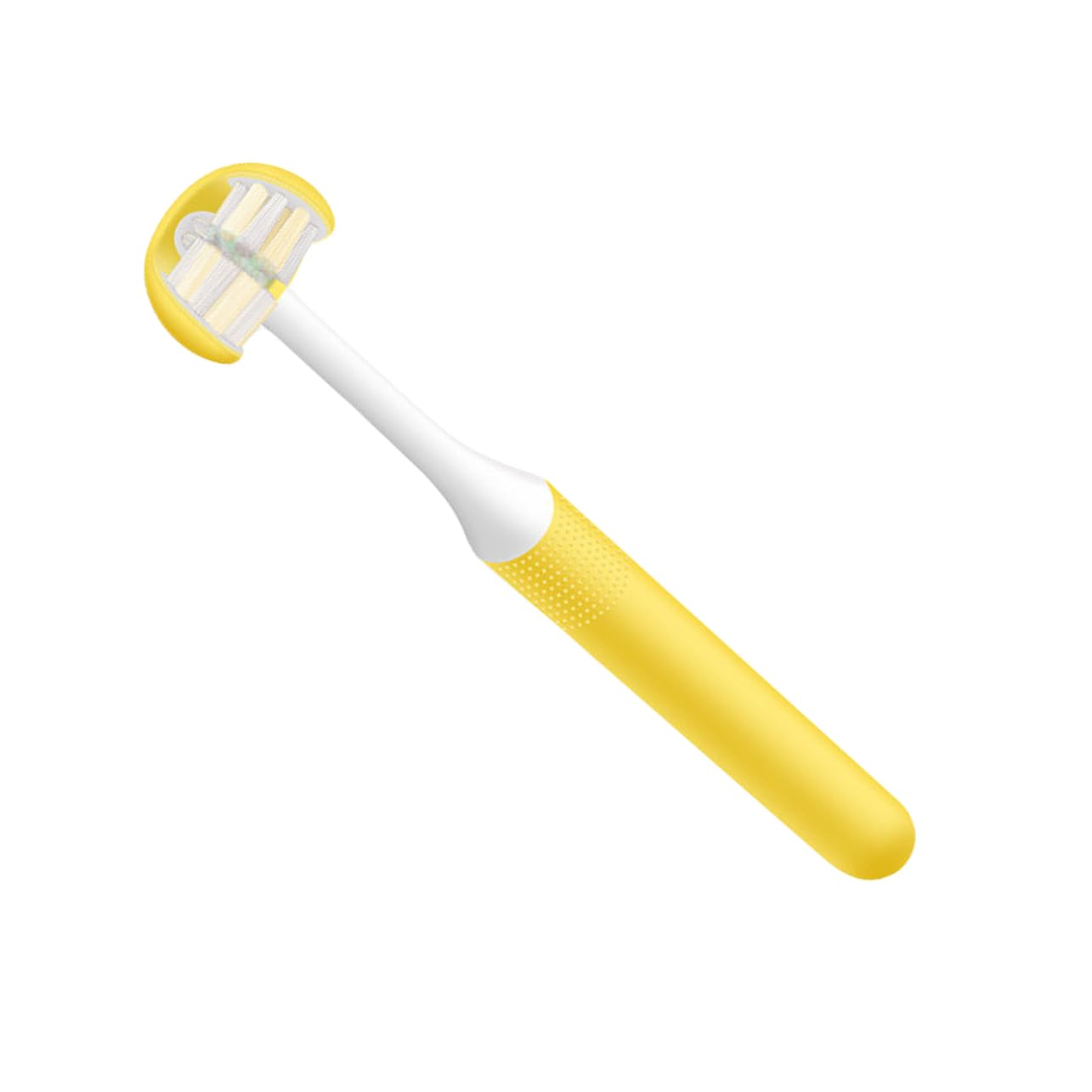 Spazzolino da Denti Leggero in Pp 3 Lati Design Avvolgente per Adulti per Cura Orale e Pulizia Impeccabile Setole Morbide
