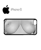 High quality PC material Titties Boobs Boobies Sexy Girl Swag Mobile Phone Case Back Cover Coque Housse Etui Noir Blanc pour iPhone 6 Black
