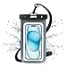 JOTO Universal Waterproof Pouch Cellphone Dry Bag Case for iPhone 11 Pro Max XS Max XR XS X 8 7 6S Plus, Galaxy S10 Plus S10e S9 Plus S8 + Note 10+ 10 9 8, Pixel 3 XL Pixel 3 2 up to 6.8" -Grey