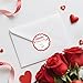 Alynta Happy Valentine's Day Stickers - 2 Inch 60Pcs Valentines Gift Tag Stickers Valentines to from Labels Heart Sticker for Envelope Seals Cards Valentine's Day Decorations (Red)