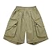 Cargo Shorts for Boys 5 Inch with Multi Pockets - Boy's Cotton Short School Uniform Pants Clothes for Boys Outdoor Playwear Summer 2026