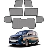 Loveyes 日産 セレナ C27 サンシェード メッシュ 車中泊 断熱 虫よけ 日除け 遮光 仮眠 UVカット 専用アクセサリー (セレナ C27)