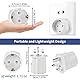 Adapter England Deutschland Stecker UK Adapter 3 Stück Steckdosenadapter England Typ G Travel Adapter Steckdose für England/Schottland/Irland/Dubai/Maldiven