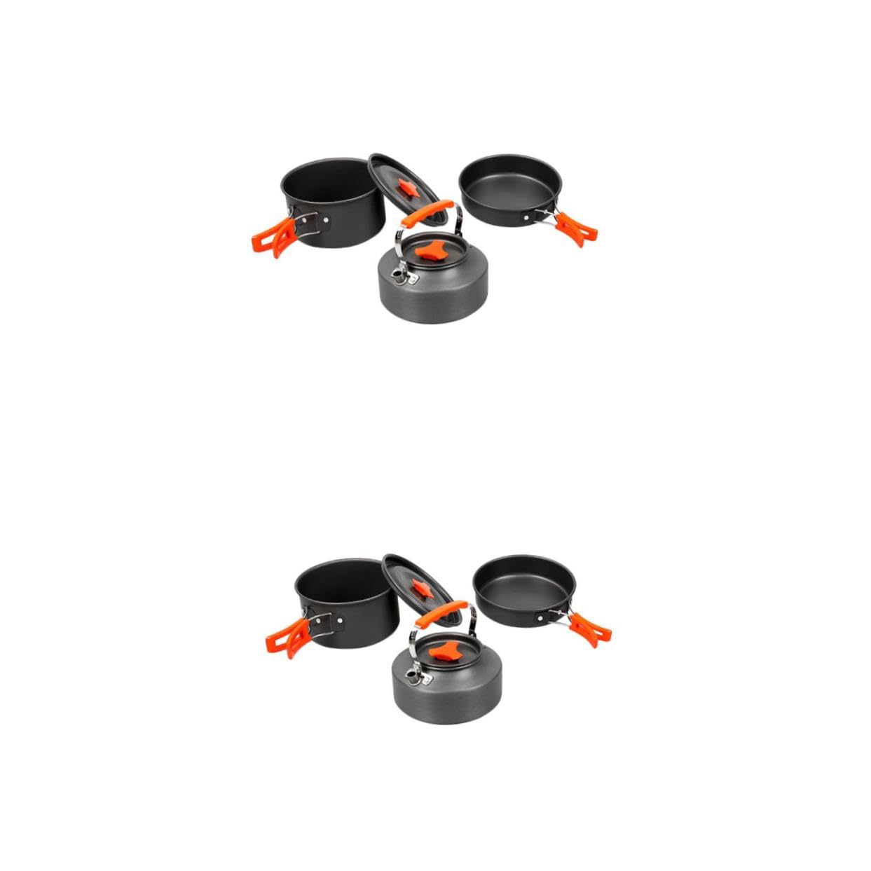 2 Set Picnic Kit Completo per Persone per Escursioni e Attività Outdoor