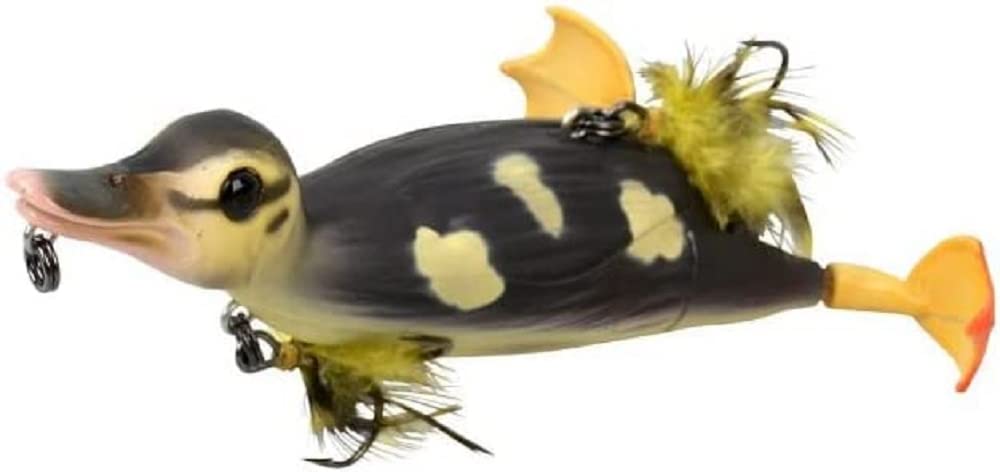 Savage Gear 3D Suicide Duck, Realistic Topwater Duckling Imitation Lure for Predator Fish Superior 3D Details