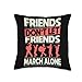 Cool Student Band Quote Shirts And Accessories JM0 Band Let Friends March Alone Throw Pillow, 16x16, Multicolor