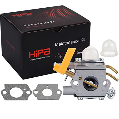 Hipa 308054043 Carburetor for Ryobi Homelite 308054013 308054077 RY09050 RY09056 RY28140 RY28040 RY28100 RY28120 UT33600A UT33650A CS26 SS26 SS30 CS30 EX26 BC30 Trimmer 308054012 308054004