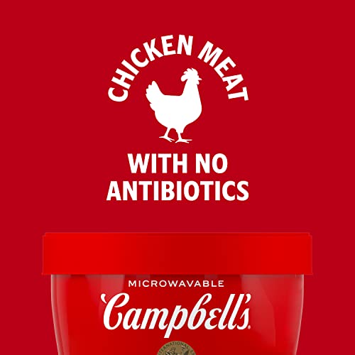 Campbell's Chicken Noodle Soup, 15.4 Oz Microwavable Bowl #TOP2