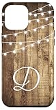 Letter D Initial Personalized Monogram Name Rustic Farmhouse Case for iPhone 12 Pro Max