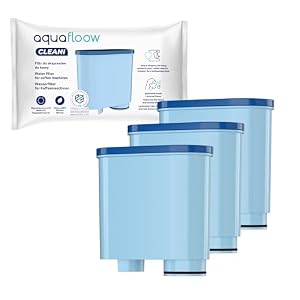 Aquafloow Replacement Water Filter Compatible with Philips® AquaClean® CA6903/10 & CA6903/22, Saeco® LatteGo® Series 2200/3200/5400 & PicoBaristo (3X)