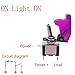 ESUPPORT Car Purple Cover Purple LED Light Rokcer Toggle Switch SPST ON Off Pack of 5