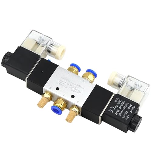 Electroválvula neumática de aleación interna 4V220-08 con paso de 1/4" 4