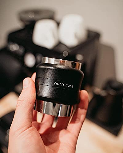 53.3mm Coffee Distributor & Tamper - Normcore Dual Head Coffee Leveler Fits 54mm Breville Portafilters - Built-in Spring - Adjustable Depth, Black - Image 3