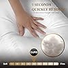 SHERWOOD Pillows Queen Size 2 Pack Hotel Pillow with Cotton Cover and Down Alternative Fiber Fill Bed Pillow for Sleeping