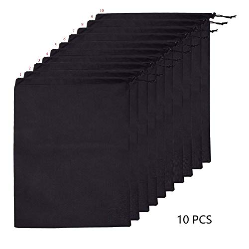 Funmo 10 Pack Borsa Scarpe da Viaggio, Scarpe Borse Set per Viaggiare, Sacchetti Portascarpe Impermeabile Antipolvere… - immagine 4