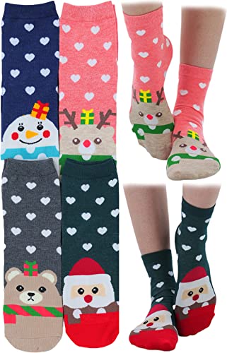 Image of ToBeInStyle Women's Pack of 6 or 12 Fashion Printed Crew Socks