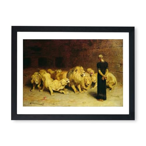 Daniel in the Lions' Den grande affiche Briton Riviere salon élégant