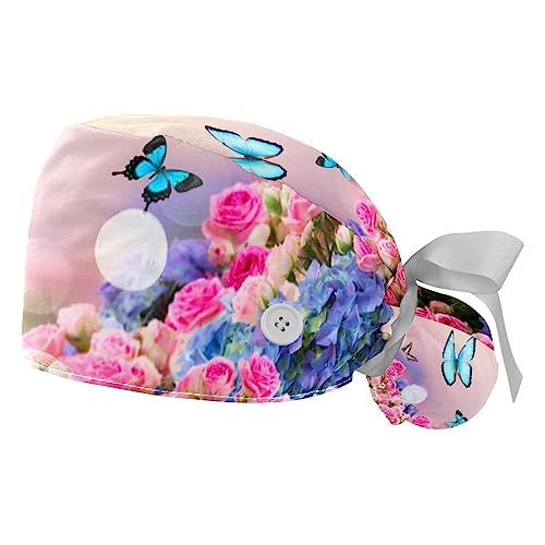 Bonnet de travail pour femme et homme avec bandeau de protection capillaire réglable