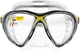 Cressi Big Eyes - Gafas de buceo, tamaño único, color amarillo