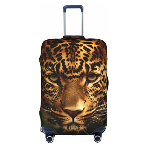 Leopard Print Decorative Travel Luggage Cover Concealed Zipper Suitcases Anti Scratch Dustproof
