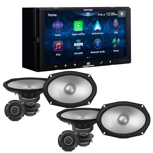 Alpine iLX-W670 Receptor Multimedia Digital y 2 Parlantes 6x9 miniatura 1