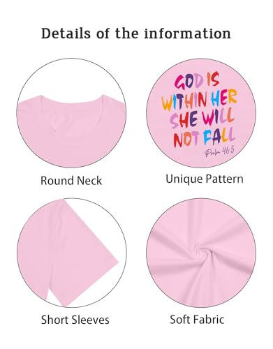 Image of Christian Shirts for Girls Faith Over Fear Shirt Religious Tees