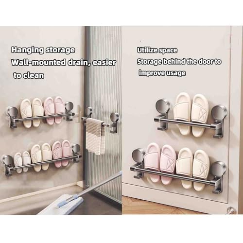 Étagère à chaussures compacte pour salle de bain ou entrée étroite