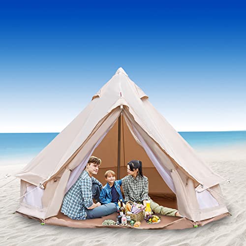 Carpa Bell de Lona de Algodón 3m para 2 Personas miniatura 6