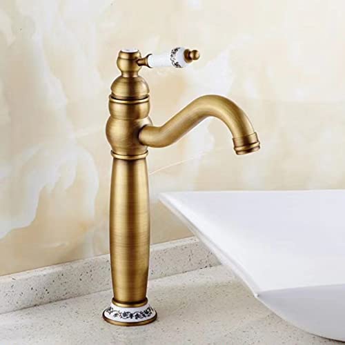Robinet de Lavabo de Salle de Bain Anti Calcaire Monocommande