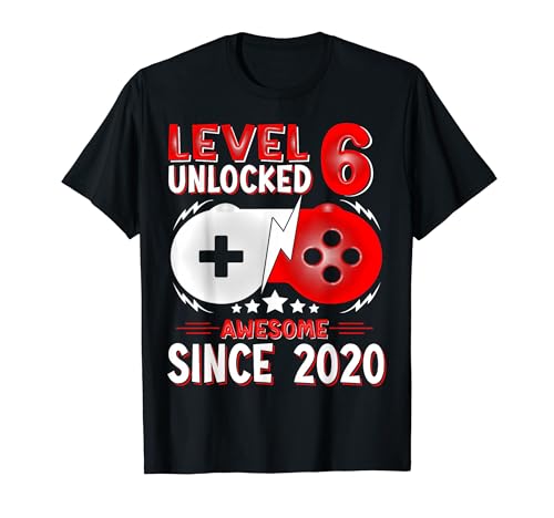 Level 6 Unlocked Birthday 6 Year Old Boy Gifts 6th Birthday T�V���c