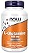 NOW Supplements, L-Glutamine 500 mg, Nitrogen Transporter*, Amino Acid, 120 Veg Capsules