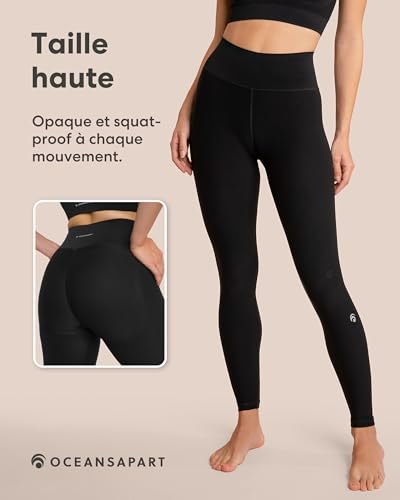 Legging femme en tissu stretch taille haute Beverly