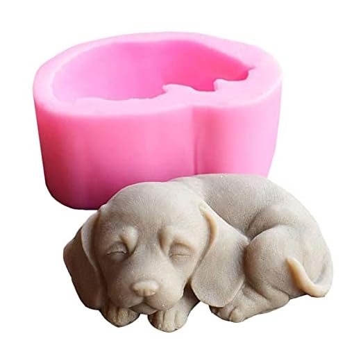 Quani 3d hund silikon tvål mögel söta valp formar for tvål gör chokladkaka bakplattor fondant tårta hund mögel