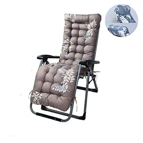 Yzzlh Sun Loungers Recliners Cushion,Thick Pad Large Padded Replacement Bench Cushions Portable with Non-slip Cover for Holiday Relaxer Chair Cushions Garden (E) Cover