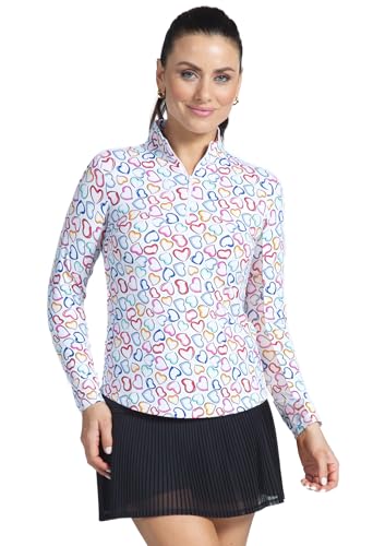 T-shirt de protection solaire outdoor col montant pour femme