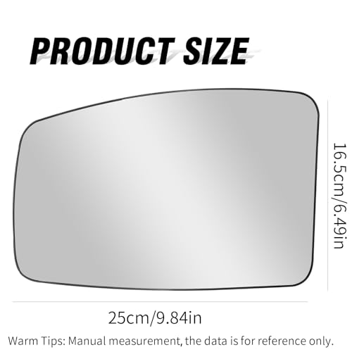 4419417 Right Door Wing Upper Mirror Heated Glass, Replacement for Vauxhall Opel Movano 2010-2021, Replacement for Renault Master Mk3 2010-UP, for Nissan NV400 2010-2021, Replace 93197495 963655132R