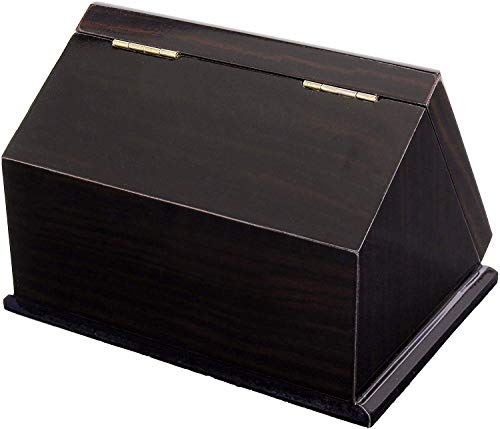 Wishdiam 16 Slots Championship Ring Display Case Baseball Ring Display Wooden Box Display Case For Sports Rings Black (16 Slots, Slanted) #TOP6