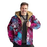 Flannel Jacket for Men Parka Jacket Men Sherpa Jacket Men Mens Pullover Sudaderas Para Hombre Western Jackets for Men Tactical Jacket Men Jackets for Men Lined Flannel Jacket for Men（2-Red,4X-Large）