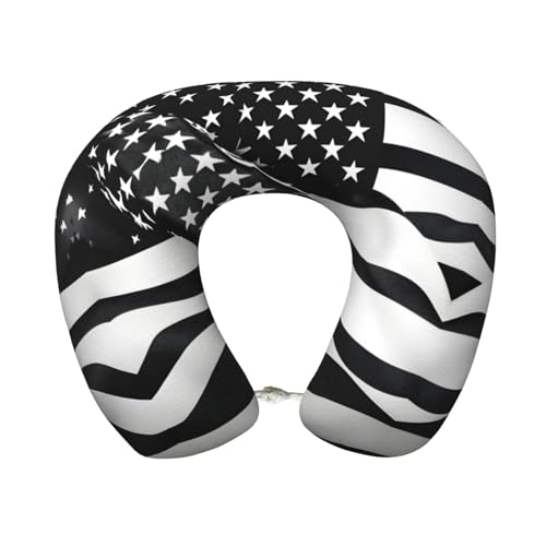 Almohada cervical de poliéster tamaño único negro miniatura 1