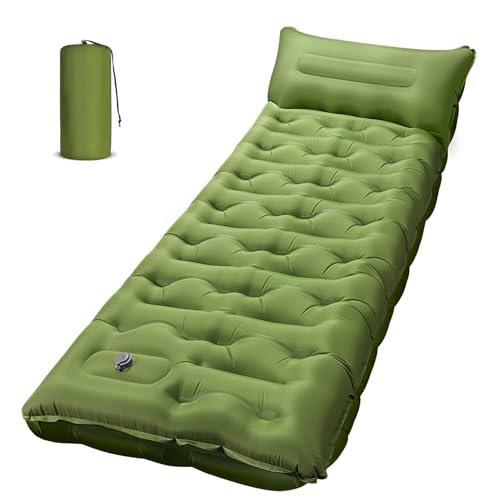 Sleeping Pad 6 Extra Thick Camping Mat with Pillow