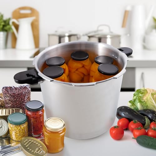 Faitout Autocuiseur 5L Avec Insert Vapeur - Batterie De Cuisine Sous Pression Aluminium