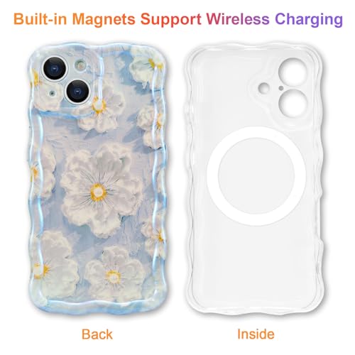 Coque de protection exquise iPhone 15 TPU bleu clair robuste