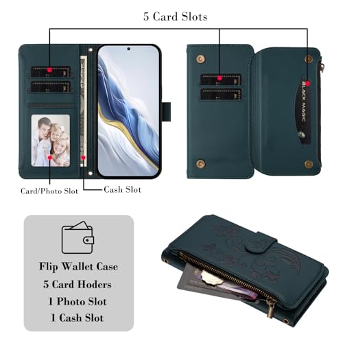 Étui pour Motorola Moto G06 protégeant l'écran et rangeant vos cartes zippées - 3