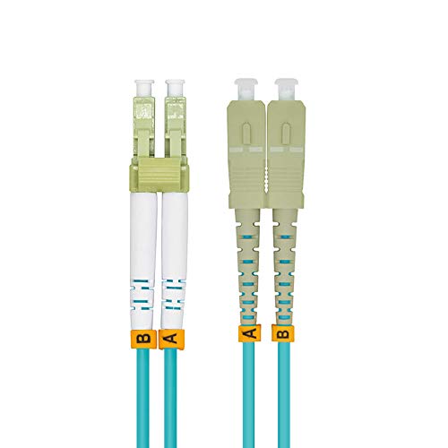 Cable de fibra optica OM3 LC SC evite roturas con este puente duplex acorazado 10G de 30 metros