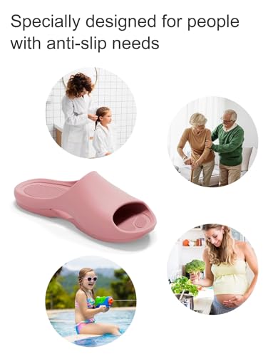 Image of KENROLL KM228 Non Slip Shower Shoes, Arch Support EVA Slides