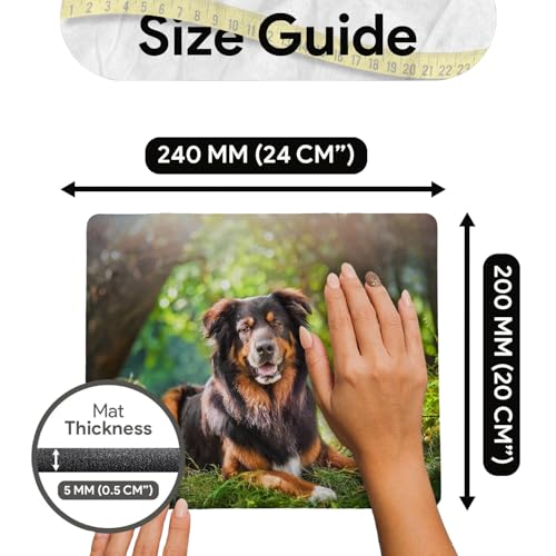 Image of WRAPPING STUDIO Customized Mouse Pad for PC and Laptop, 24x20 cm, Anti-Slip, Smooth Surface, Marvel Design, Perfect for Office, Home & Gaming