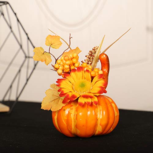 Decoração de Halloween Decorationss Halloween Flor artificial folha de bordo decoração de abóbora de